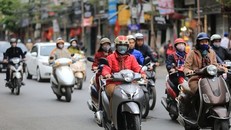 Không khí lạnh kéo nền nhiệt độ miền Bắc xuống 15 độ