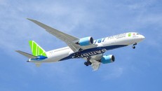 Máy bay Boeing 787-9 Dreamliner của Bamboo Airways.