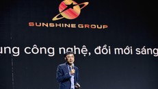 Ông Nguyễn Văn Minh - Phó Chủ tịch HĐQT Sunshine Tech giới thiệu các giải pháp công nghệ tại sự kiện.