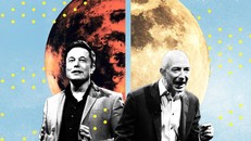 Mặt trăng - chiến trường giữa Elon Musk và Jeff Bezos