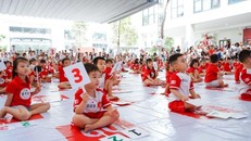 Super Tots 2021 còn mang tới cơ hội trải nghiệm cho các phụ huynh khi được thử sức và cùng con chinh phục các chặng đua.