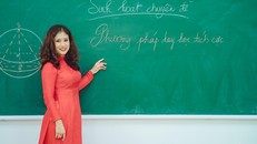 Cô giáo Dương Hồng Hạnh (Dương Du Viên), giáo viên tổ Toán - Tin trường THPT Kim Liên, Hà Nội