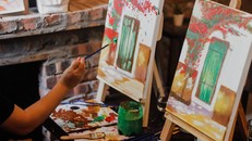 Người trẻ tìm tới hội họa để 'chạy trốn' áp lực 