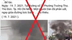 TP HCM bác tin người dân tự thiêu vì bức xúc