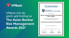 VPBank lần thứ 2 nhận giải thưởng quản trị rủi ro danh giá cấp châu lục 