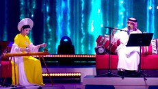 Đàn bầu Việt Nam hòa tấu trên sân khấu âm nhạc truyền thống Trung Đông