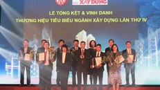 Vinh danh thương hiệu tiêu biểu ngành Xây dựng lần thứ IV 