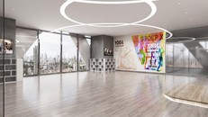 Không gian tập yoga đẳng cấp với tầm view phong cách