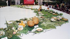 Mô hình bản đồ ẩm thực Việt Nam xác lập kỷ lục 