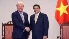 Thủ tướng Phạm Minh Chính tiếp ông Axel Van Trotsenburg, Tổng Giám đốc điều hành Ngân hàng Thế giới (WB) - Ảnh: VGP