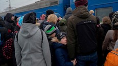 Trên chuyến tàu trở về Kyiv