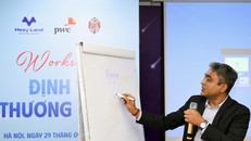 Ông Abhijit Das - Nhà sáng lập và Giám đốc điều hành Narrativ.Design™ diễn thuyết tại Hội thảo.