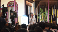 Ông Christian Manhart, Chủ tịch Nhóm chuyên đề Liên Hợp Quốc về Thanh thiếu niên và Thanh niên, Trưởng Đại diện UNESCO tại Việt Nam chia sẻ tại hội thảo.