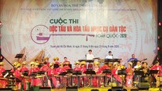 Gần 1.000 nghệ sỹ tham gia thi độc tấu và hòa tấu nhạc cụ dân tộc 