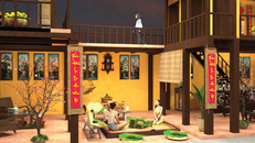 "Happy Tết 2024" kết hợp nét truyền thống Tết Cung đình xưa với văn hóa Tết nay