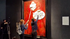 Chân dung của Vua Charles bị phá hoại