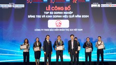 AIA Việt Nam cũng nằm trong Top 50 Doanh nghiệp Sáng tạo và Kinh doanh hiệu quả năm 2024 .