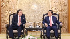 Trưởng ban Tuyên giáo Trung ương Nguyễn Trọng Nghĩa tiếp Đại sứ Hoa Kỳ tại Việt Nam