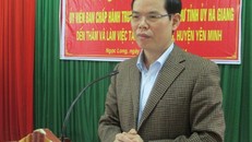 Ông Triệu Tài Vinh, Bí thư tỉnh ủy Hà Giang