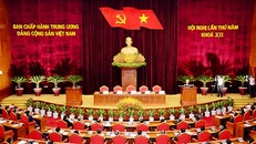 Quang cảnh phiên bế mạc Hội nghị.