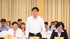 Thứ trưởng Bộ GTVT Nguyễn Ngọc Đông tại cuộc họp báo Chính phủ thường kỳ tháng 7/2017. Ảnh: VGP/Quang Hiếu