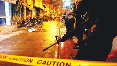 Hiện trường nghi phạm ma túy bị bắn chết ở TP Pasig - Philippines. Ảnh: Reuters