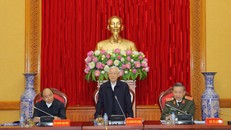 Tổng Bí thư, Thủ tướng dự, chỉ đạo phiên họp Thường vụ Đảng ủy Công an Trung ương