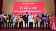 Bộ Kế hoạch và Đầu tư bổ nhiệm nhiều nhân sự mới