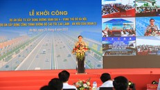 Thủ tướng Phạm Minh Chính dự và phát biểu tại lễ khởi công dự án