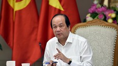 Bộ trưởng, Chủ nhiệm Văn phòng Chính phủ Mai Tiến Dũng, Tổ trưởng Tổ công tác của Thủ tướng phát biểu tại buổi làm việc. Ảnh VGP/Nhật Bắc