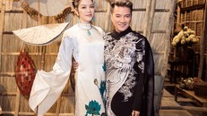 Bộ áo dài của Lý Nhã Kỳ được đấu giá 500 triệu đồng