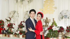 Mai Hồ xinh đẹp, cười rạng rỡ trong lễ đính hôn với bạn trai Việt kiều