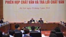 Bộ trưởng Bộ Tư pháp Lê Thành Long trả lời chất vấn