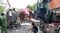 Hiện trường vụ tai nạn - Ảnh: Công an Hà Tĩnh