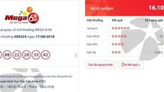 Kết quả xổ số Vietlott: Tìm được 'thần may mắn' trúng 16 tỷ đồng