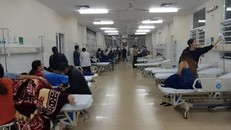 Các bệnh nhân đang điều trị tại bệnh viện.