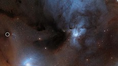 Khu vực chứa ngôi sao non trẻ IRAS16293-2422 B - ảnh do nhóm nghiên cứu cung cấp