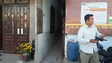 Khu nhà trọ nơi xảy ra vụ án mạng