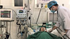 Sản phụ đang được chăm sóc tích cực tại bệnh viện