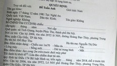 Quyết định truy nã đối tượng Tuấn Anh