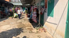 Khu trọ xảy ra vụ việc. Ảnh: S.P.