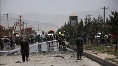 Hiện trường vụ đánh bom tại Kabul, Afghanistan, ngày 31/5/2019. Ảnh: THX/TTXVN