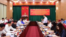 Bộ Chính trị kiểm tra công tác tổ chức, cán bộ tại Hà Nội