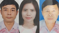 Trần Lê Ngọc Tú (giữa) cùng Võ Biên Thùy (trái) và Nguyễn Xuân Thọ.