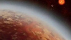 Ngoại hành tinh K2-18b quay quanh sao chủ cùng với một hành tinh láng giềng. (Ảnh: NASA).