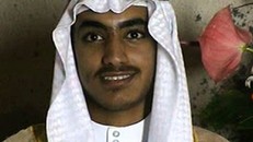 Hamza bin Laden trong đám cưới của mình. Ảnh: CIA