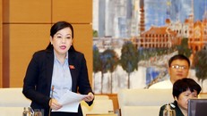 Trưởng Ban Dân nguyện của Quốc hội Nguyễn Thanh Hải phát biểu. (Ảnh: Trọng Đức/TTXVN)