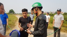 Hai nghi phạm có mặt tại buổi thực nghiệm chiều nay.