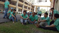 Công nhân Công ty TNHH Theodore Alexander ngừng việc tập thể sáng 26-10