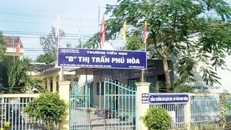 Trường Tiểu học B thị trấn Phú Hòa. Ảnh: Người Lao Động.